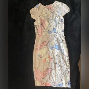 Cooper St. Womens Floral Print Sheath cutout Dress